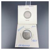 1954 Greece 1 Drachma and 1953 Panama Coin