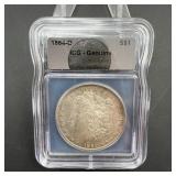 1884-O Morgan Silver Dollar ICG Genuine