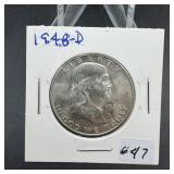 1948-D Franklin - sharp looking coin!