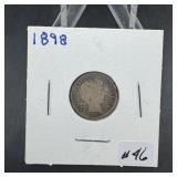1898 Barber Dime