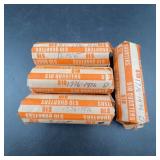 Four Rolls 1776-1976 Bicentennial Quarters