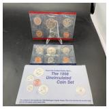 1998 U.S. Mint Uncirculated Coin Set, 10 Coins
