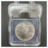 1887 Morgan Silver Dollar ICG MS64
