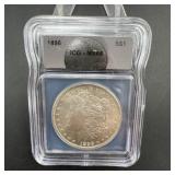 1896 Morgan Silver Dollar ICG MS64