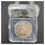 1885-O Morgan Silver Dollar ICG Holder