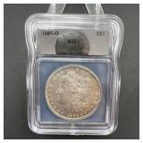 1885-O Morgan Silver Dollar ICG Certified