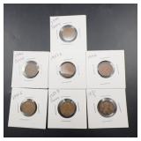 7 Lincoln Wheat Pennies 1944ï¿½1953 Mixed Mints