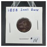 1858 Flying Eagle Penny