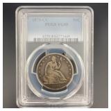 1875-CC Seated Liberty Half Dollar PCGS VG08
