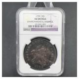 1799 Draped Bust Silver Dollar NGC AU Details