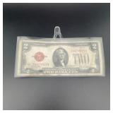 1928 G Series $2 United States Note Red Seal