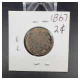 1867 U.S. Two Cent Piece