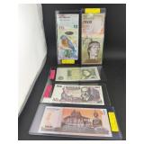 World Paper Currency Collection ï¿½ 5 Notes