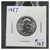 1957 Washington Quarter - looks uncirculated