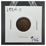 1924-D Lincoln Penny (semi-key date)