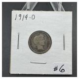 1914-D Liberty Dime - Excellent Detail