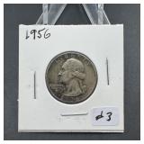 1956 Washington Silver Quarter