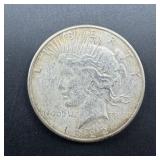 1922-S Peace Silver Dollar (90%)