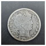 1897-S Barber Silver Half Dollar - Key Date!