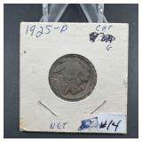 1925-D Buffalo Nickel (semi-key date)