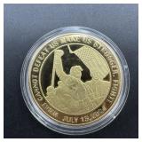 Trump July 13, 2024 Gold Clad Coin