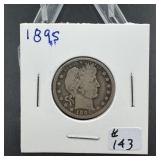 1895 Barber Quarter - nice coin!