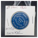 1965 St. Paul Winter Carnival Medal Token