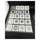 Brazil Coin Collection ï¿½ 20 Coins on Page