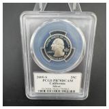 2005-S PCGS PR70DCAM Silver CA Quarter