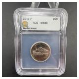 2010-P Mount Hood 25C ICG MS66 Quarter
