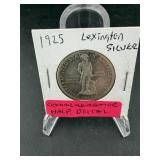 1925 Lexington-Concord Commemorative Silver Half D