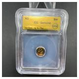 1g ICG Genuine .9999 Fine Gold Bar in Holder