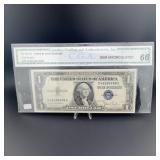 1935 D $1 Silver Certificate CGA 66 GEM Unc