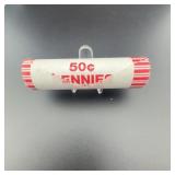 Error Nickel Roll in 50ï¿½ Penny Paper Wrapper