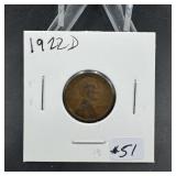 1922-D Lincoln Penny (semi-key date)