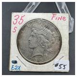 1935-S Peace UNC+