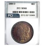1888-o Morgan Ms65 Lists $400