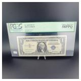 1957 $1 Silver Certificate PMG 58PPQ Fr. 1619
