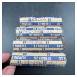 Four Rolls of US Nickels Marked 1776ï¿½2026