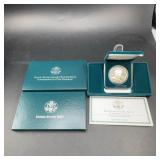 1998 US Mint Black Patriots Silver Dollar Proof