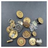 1910s old WW I buttons (17) - American great seal