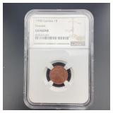 1998 Gambia 1 Butut Peanuts NGC Genuine