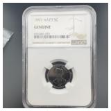 1997 Haiti 5 Centimes Coin NGC Certified