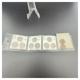 US Indian Head Cents 1882-1909, 11 Coins