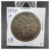 1899-O Morgan Silver Dollar VF