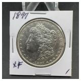 1897 Morgan Silver Dollar XF Condition