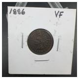 1886 Indian Head Cent Very Fine Condition
