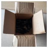 12 Hex Head Bolts, Black Steel