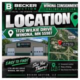 Auction Location: 1720 Wilkie Drive, Winona, Mn 55