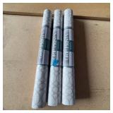 3 Rolls Con-Tact Grip Prints Solid Cabinet Liner